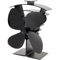 Valiant Premium Iv 4-Blade Heat Powered Log Burner & Stove Fan