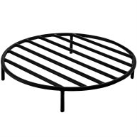 VEVOR Fire Pit Grate Heavy Duty Iron Round Firewood Grate Round Wood Fire Pit Grate