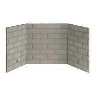 Superior 42 White Stacked Ceramic Fiber Brick Liner