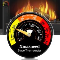 Xmasneed Wood Stove Thermometer Magnetic Oven Stove Temperature Stove Top Thermometer Fo