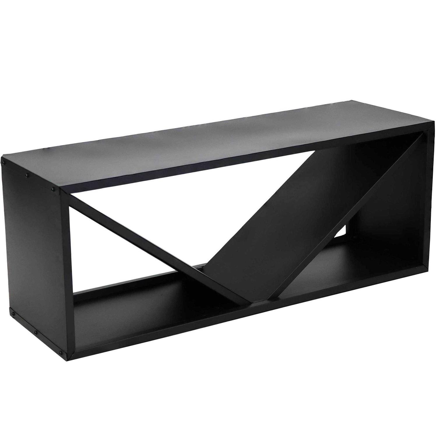 Sunnydaze Triple Triangle Steel Firewood Log Rack