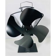 Tomersun 4 Blades Heat Powered Stove Fireplace Fan For Home Wood Log Burning Fireplace Circulating Warm Air Saving Fuel Efficiently