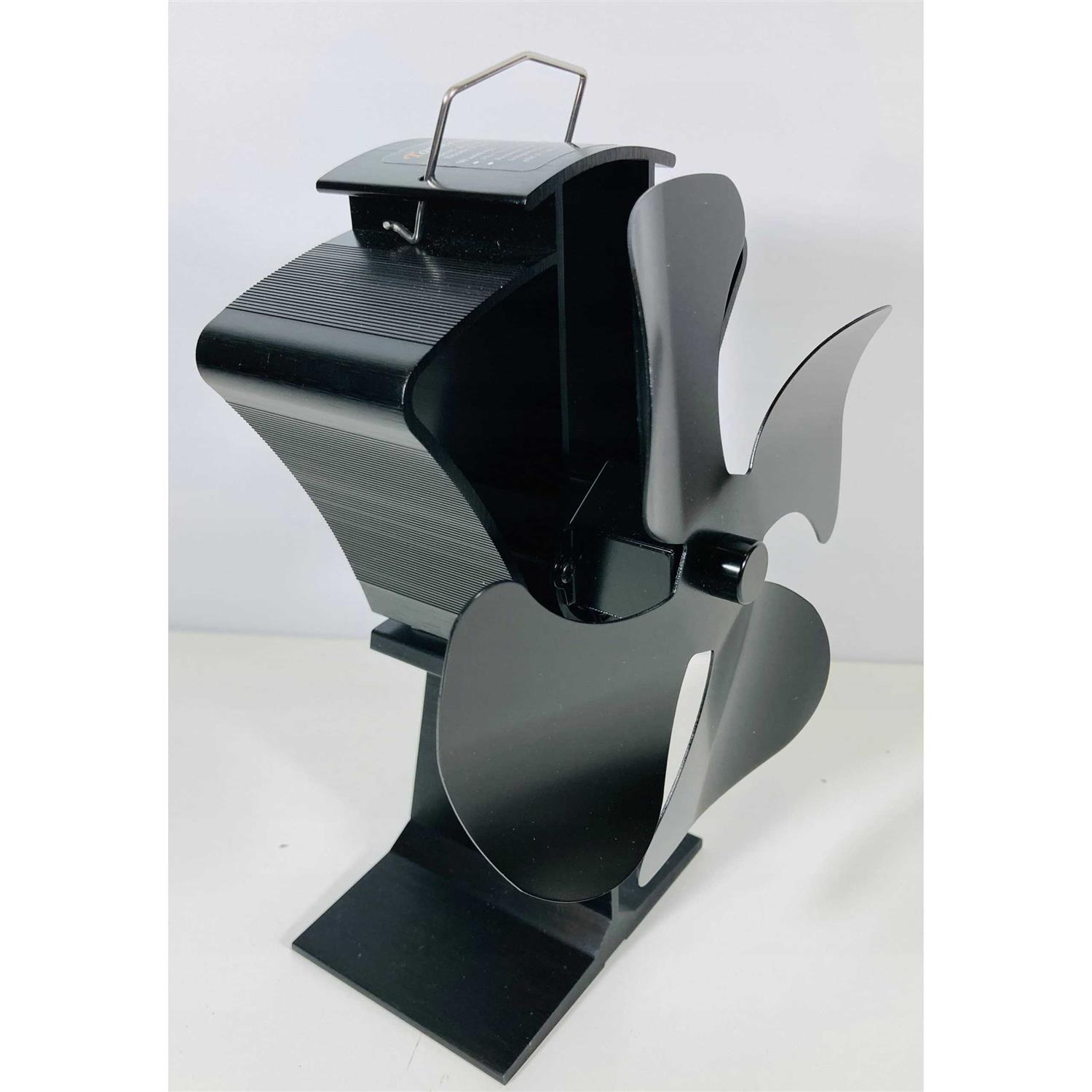 Tomersun 4 Blades Heat Powered Stove Fireplace Fan For Home Wood Log Burning Fireplace Circulating Warm Air Saving Fuel Efficiently - Image 2