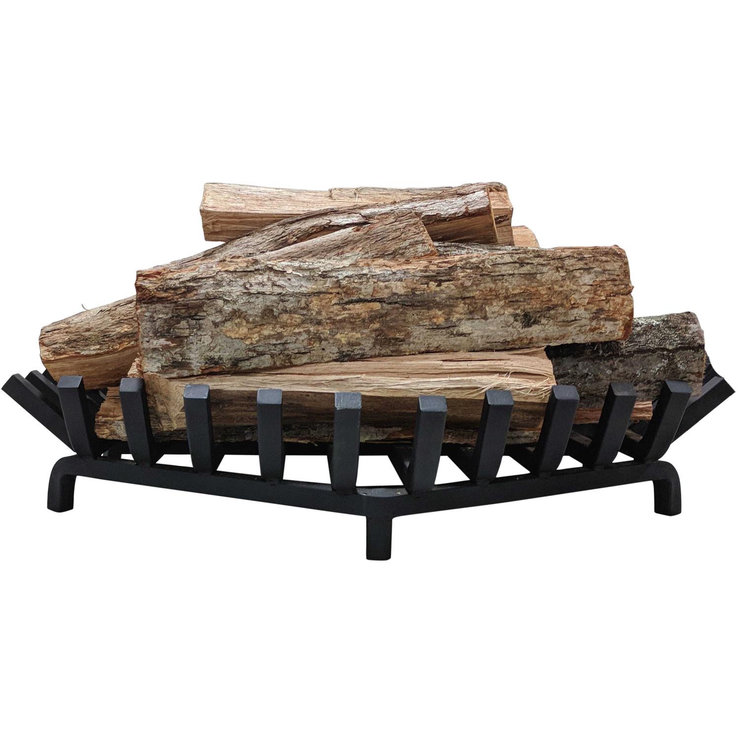 Titan Great Outdoor Hexagonal Fire Pit Grate Wood Burning Fireplace Accessory - Image 2