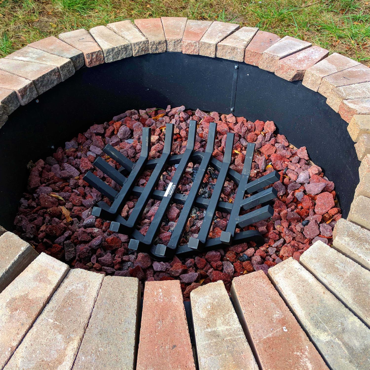 Titan Great Outdoor Hexagonal Fire Pit Grate Wood Burning Fireplace Accessory - Image 3