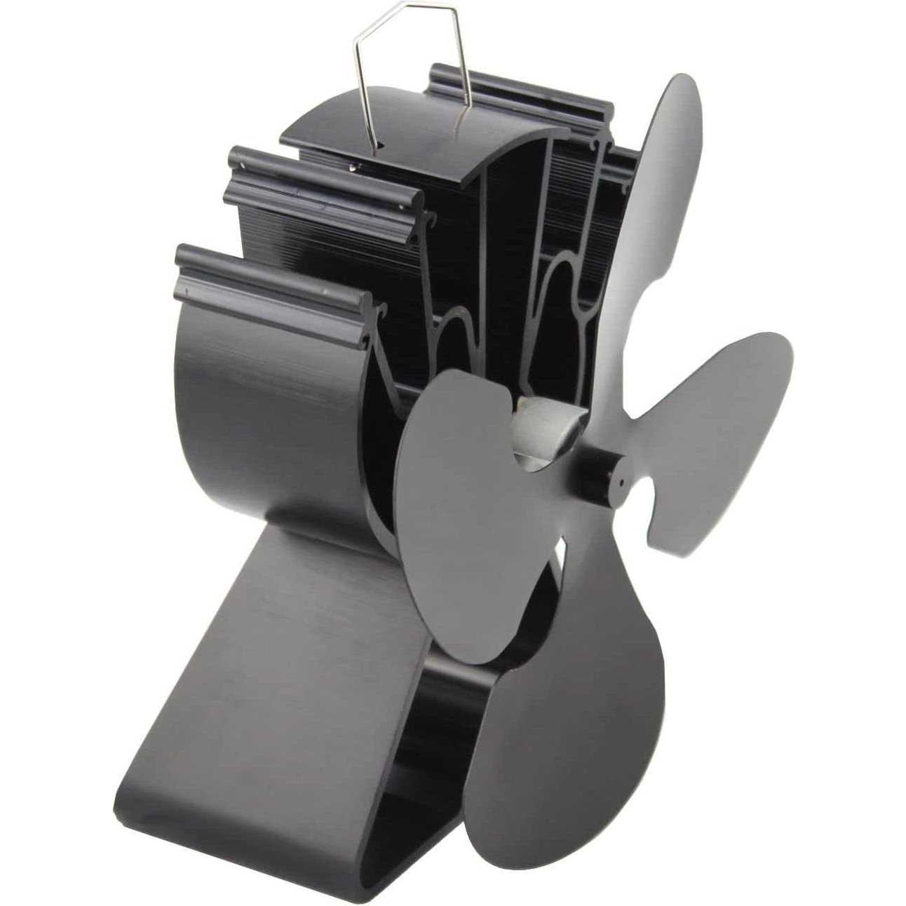 Voda 4-blade Heat Powered Stove Fan for Wood/Log Burner/fireplace increases 80% more warm air than 2 blade Fan - Image 2