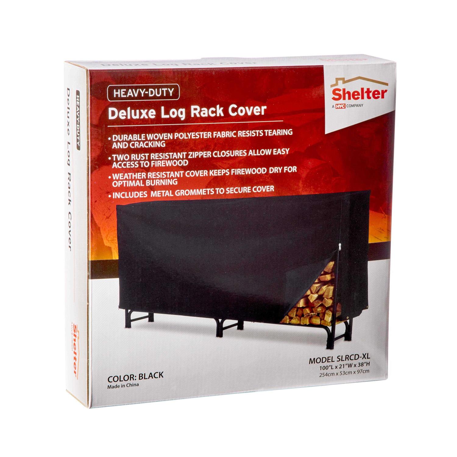Shelter Deluxe Extra Large Log Rack Cover SLRCD-XL - Image 2