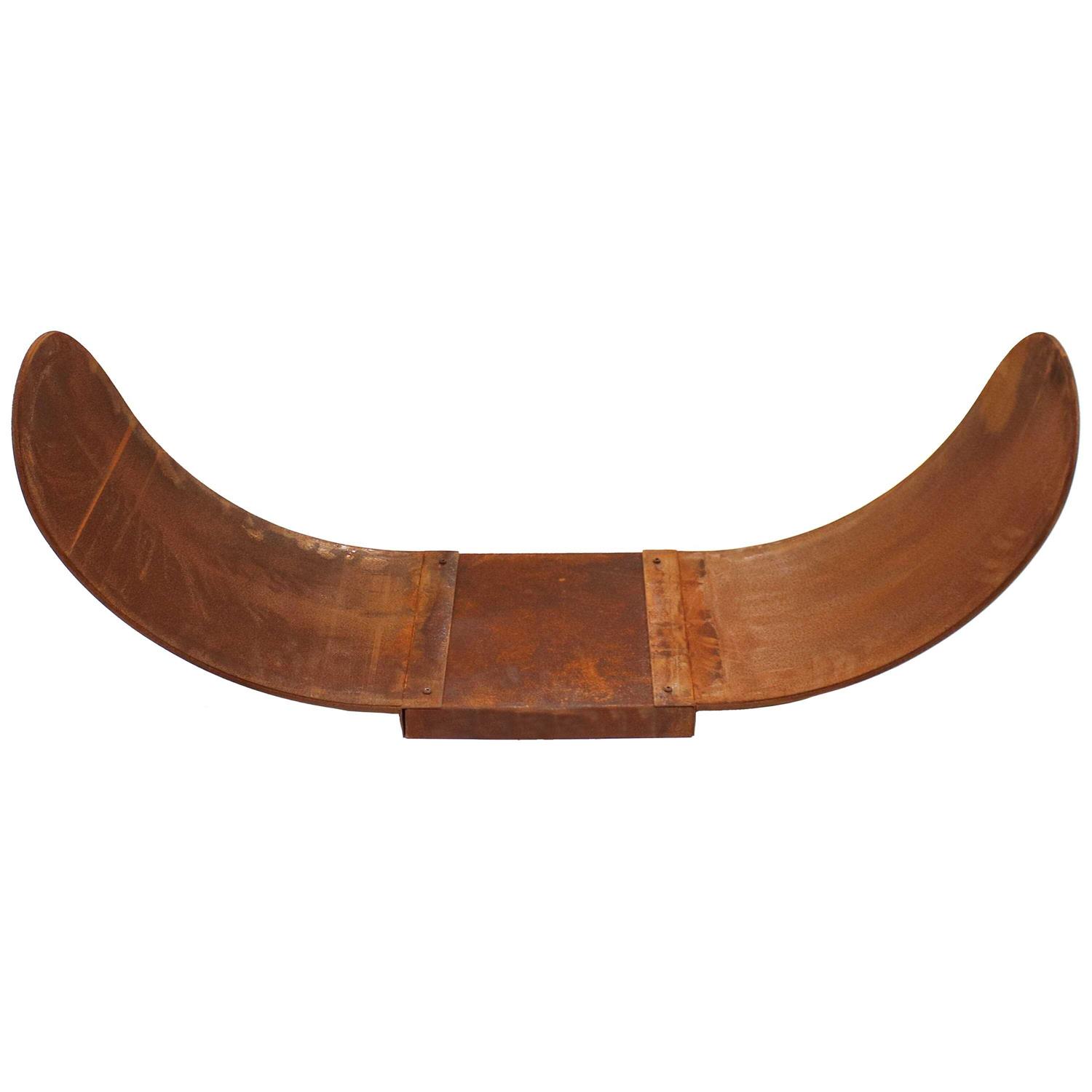 Sunnydaze 4′ Rustic Outdoor Curved Firewood Log Rack - Image 5