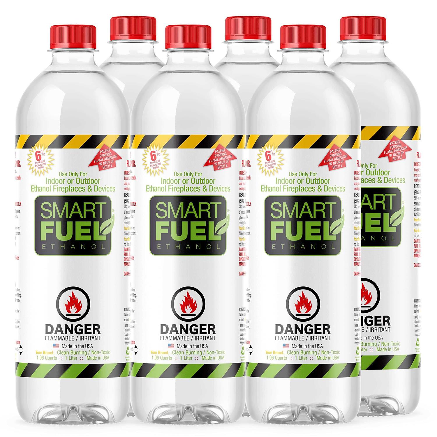 Smart Fuel 6 Liter Pack Indoor/Outdoor Fireplace Fuel - Image 4