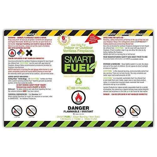 Smart Fuel 6 Liter Pack Indoor/Outdoor Fireplace Fuel - Image 5