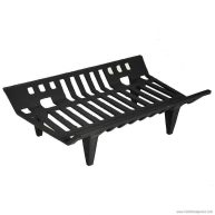 Vestal Black Painted Cast Iron Fireplace Grate