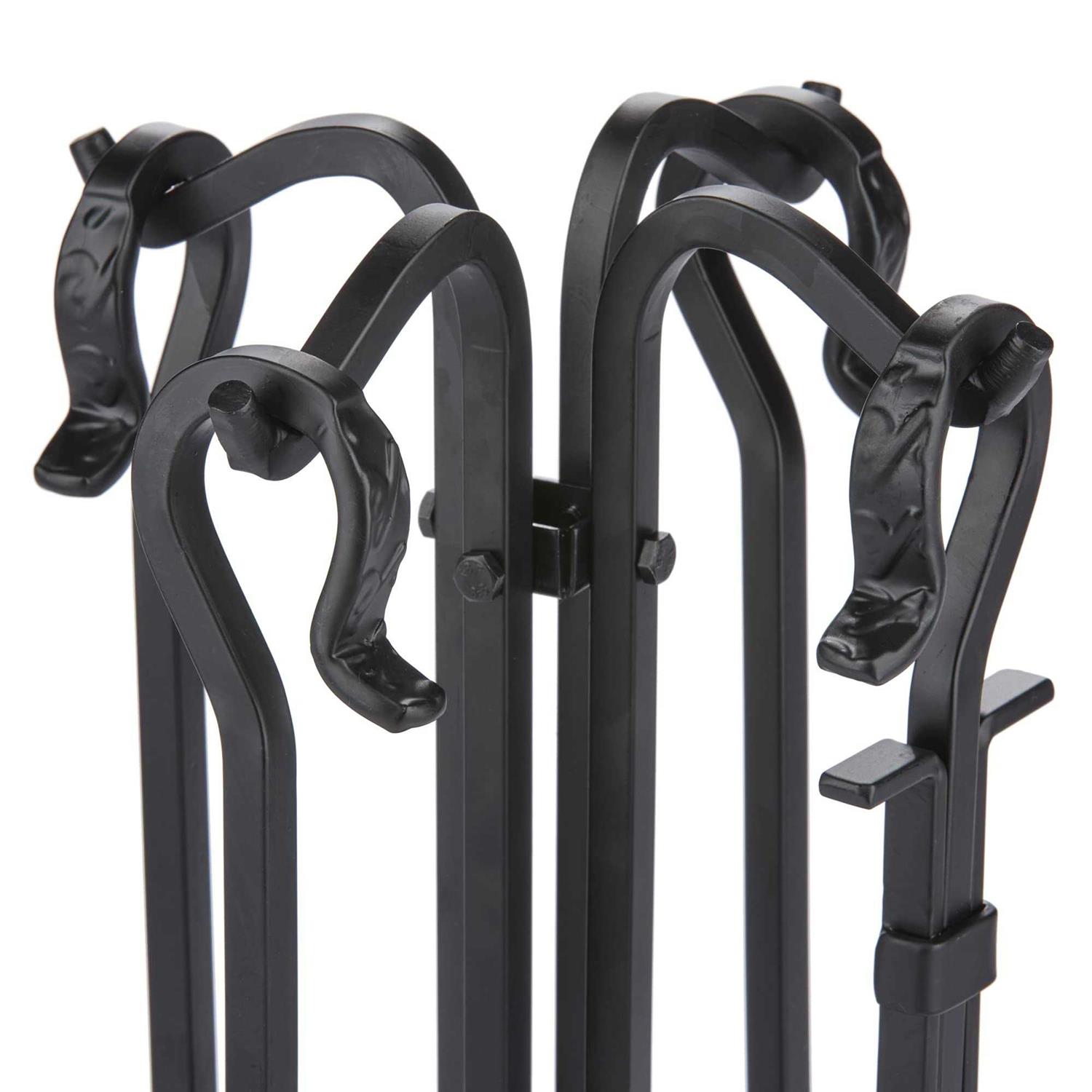 Uniflame 5 Piece Black Rustic Mini Fireset F-1126 - Image 3