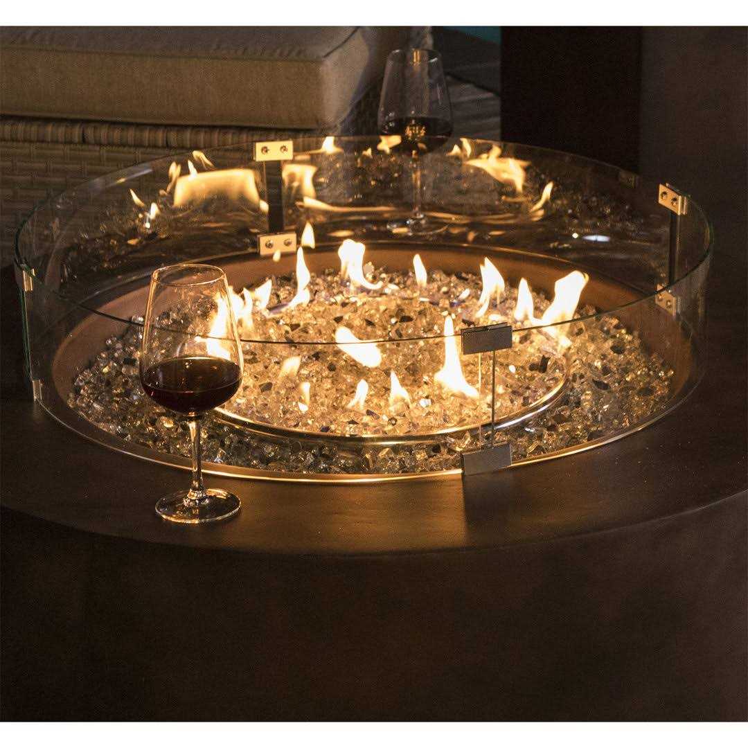 Tempered Fire Pit Flame Guard COSIEST - Image 4
