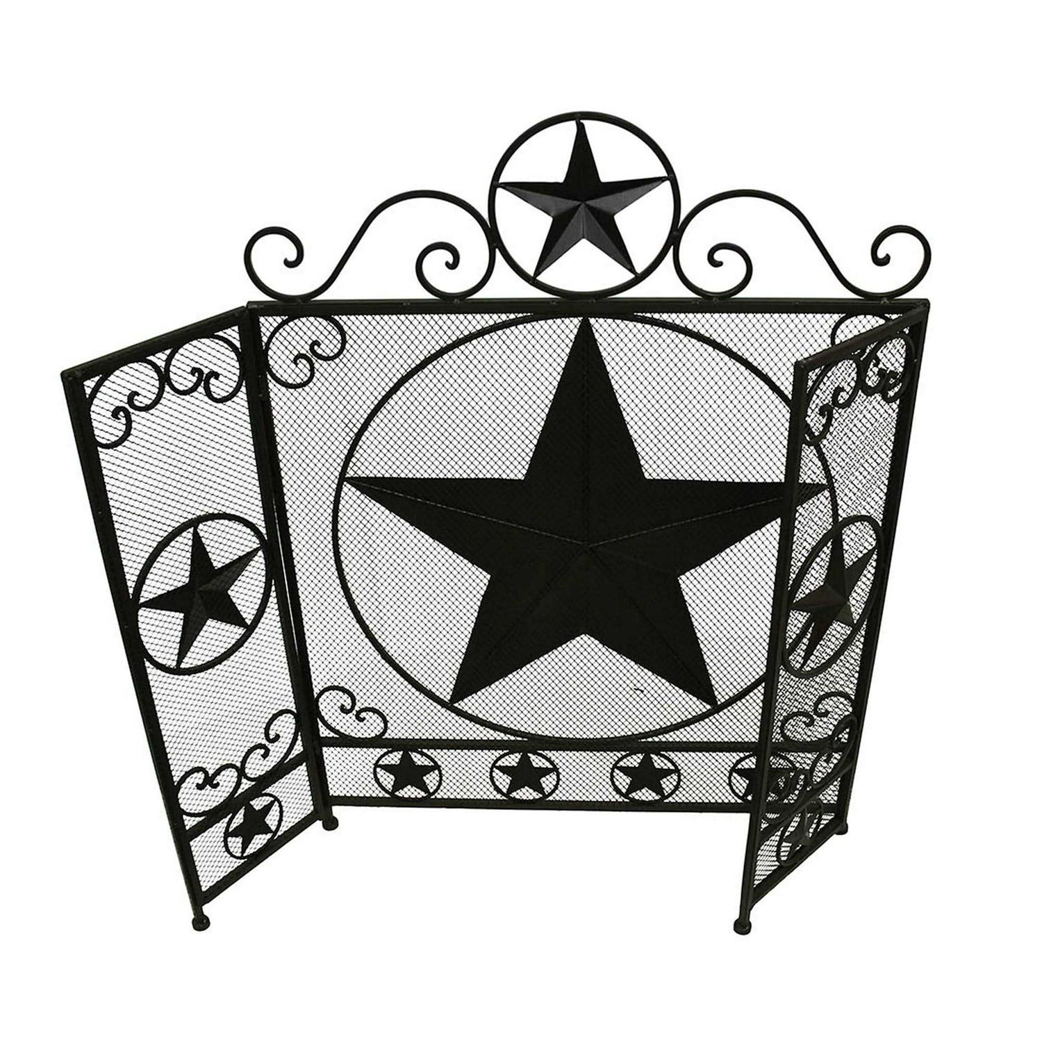 Star Metal Fireplace Screen - Image 5