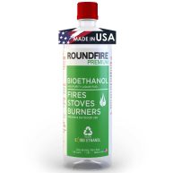 Roundfire Premium Ethanol Fireplace Fuel 1 Liter Fuel for Fire