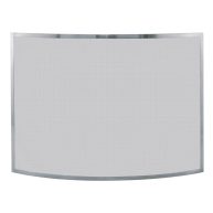 Uniflame Single Panel Curved Pewter Screen S-1613