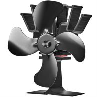 VEVOR Wood Stove Fan Heat Powered Quiet Fireplace Fans for Wood/Log Burner/Heater