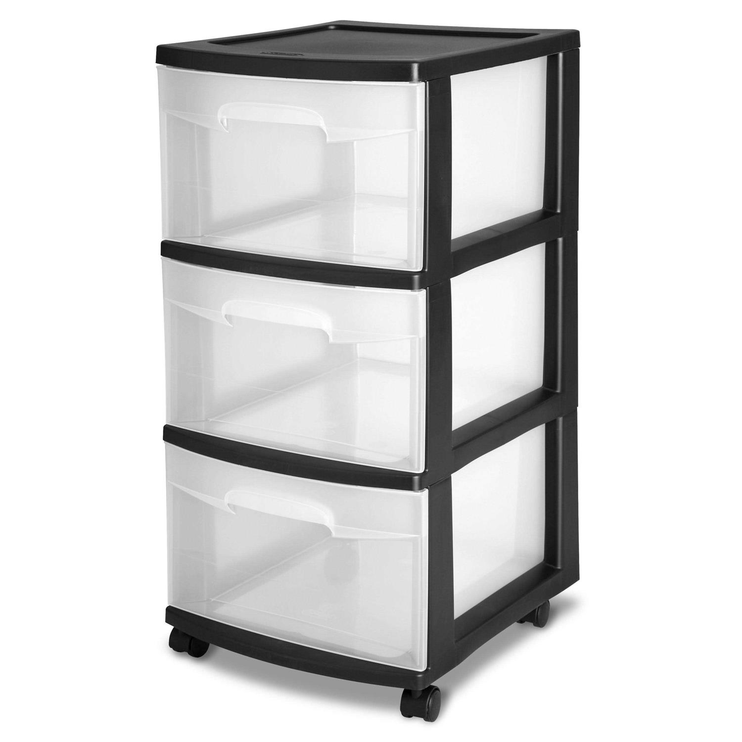 Sterilite 3 Drawer Cart