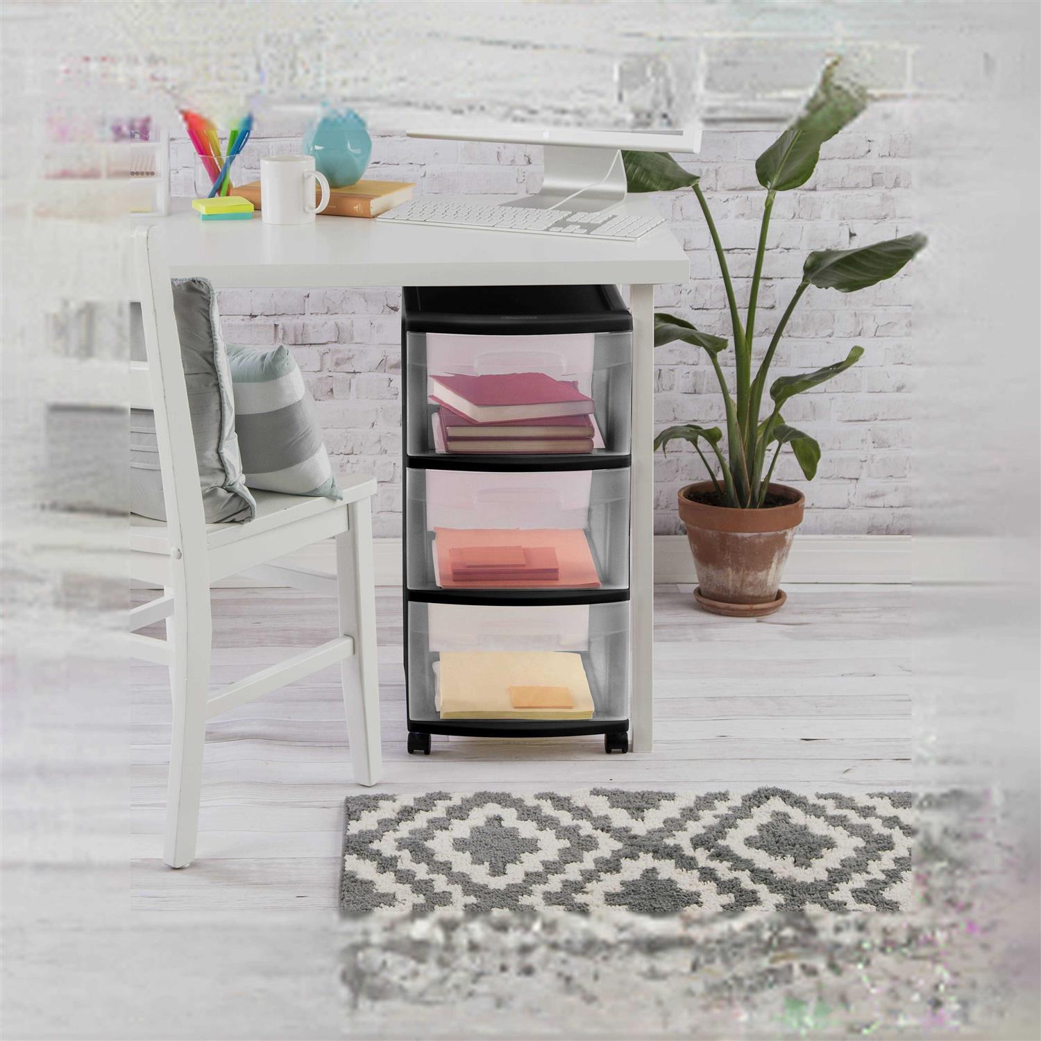 Sterilite 3 Drawer Cart - Image 3