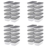 Sterilite 6 Clear Plastic Storage