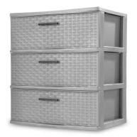 Sterilite 3 Drawer Weave Tower