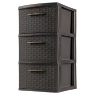 Sterilite 3 Drawer Weave Tower