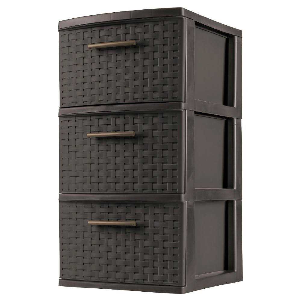 Sterilite 3 Drawer Weave Tower
