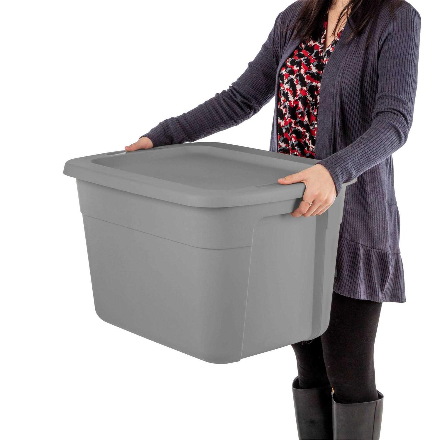 Room Essentials Storage Tote Gray - Image 5