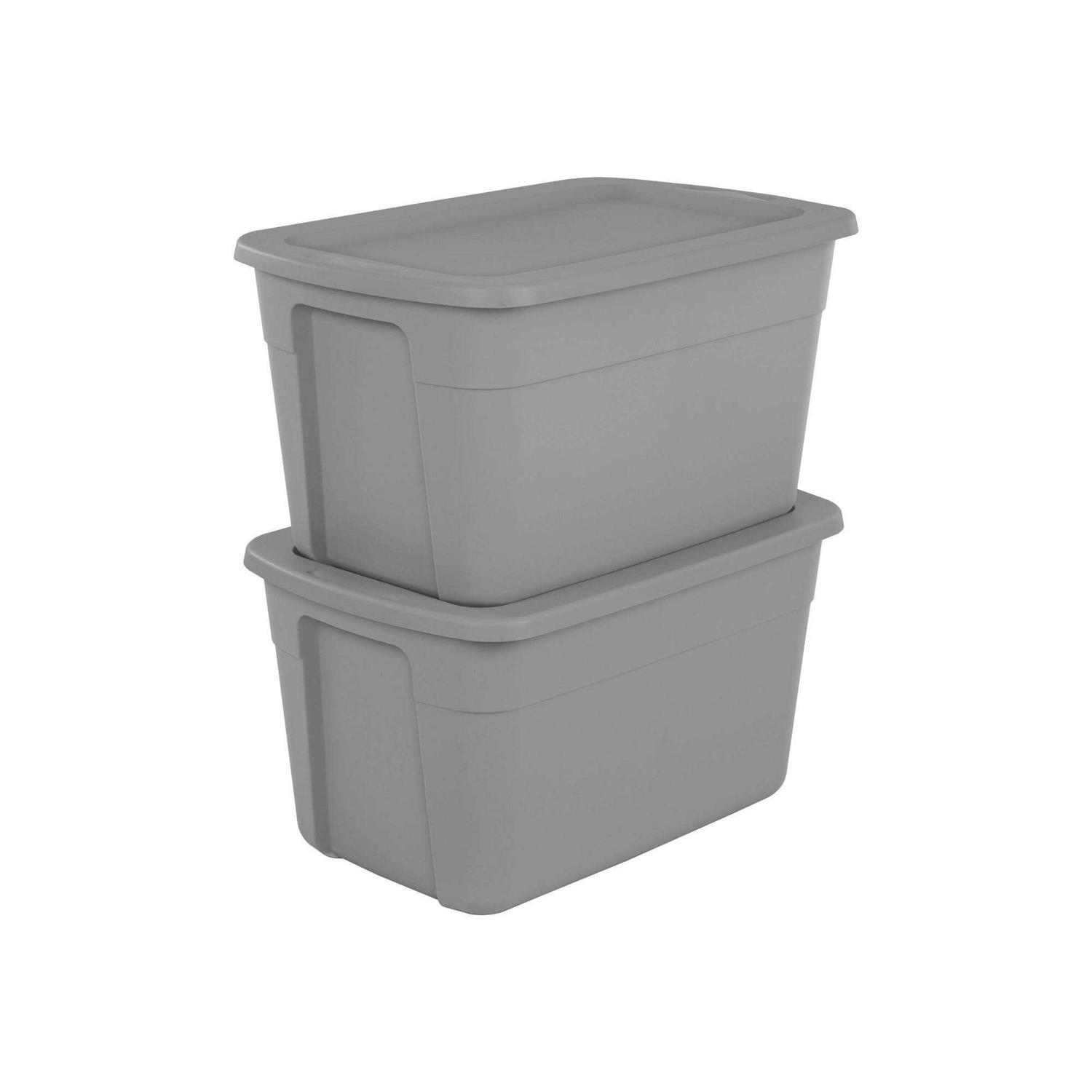 Room Essentials Storage Tote Gray - Image 3