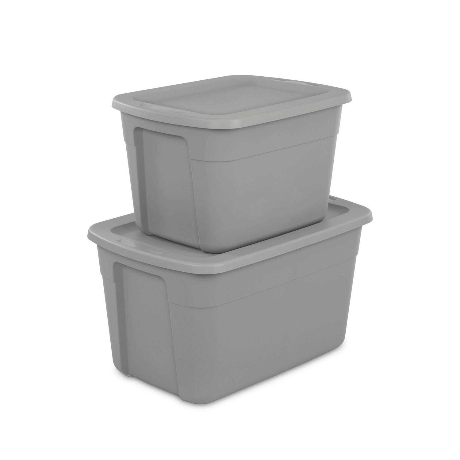 Room Essentials Storage Tote Gray - Image 4