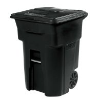 Toter Trash Can with Wheels & Attached Lid