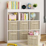 Wisdom Star Fabric Storage Cubes with Handle