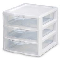 Sterilite 20738006 Small 3 Drawer Unit