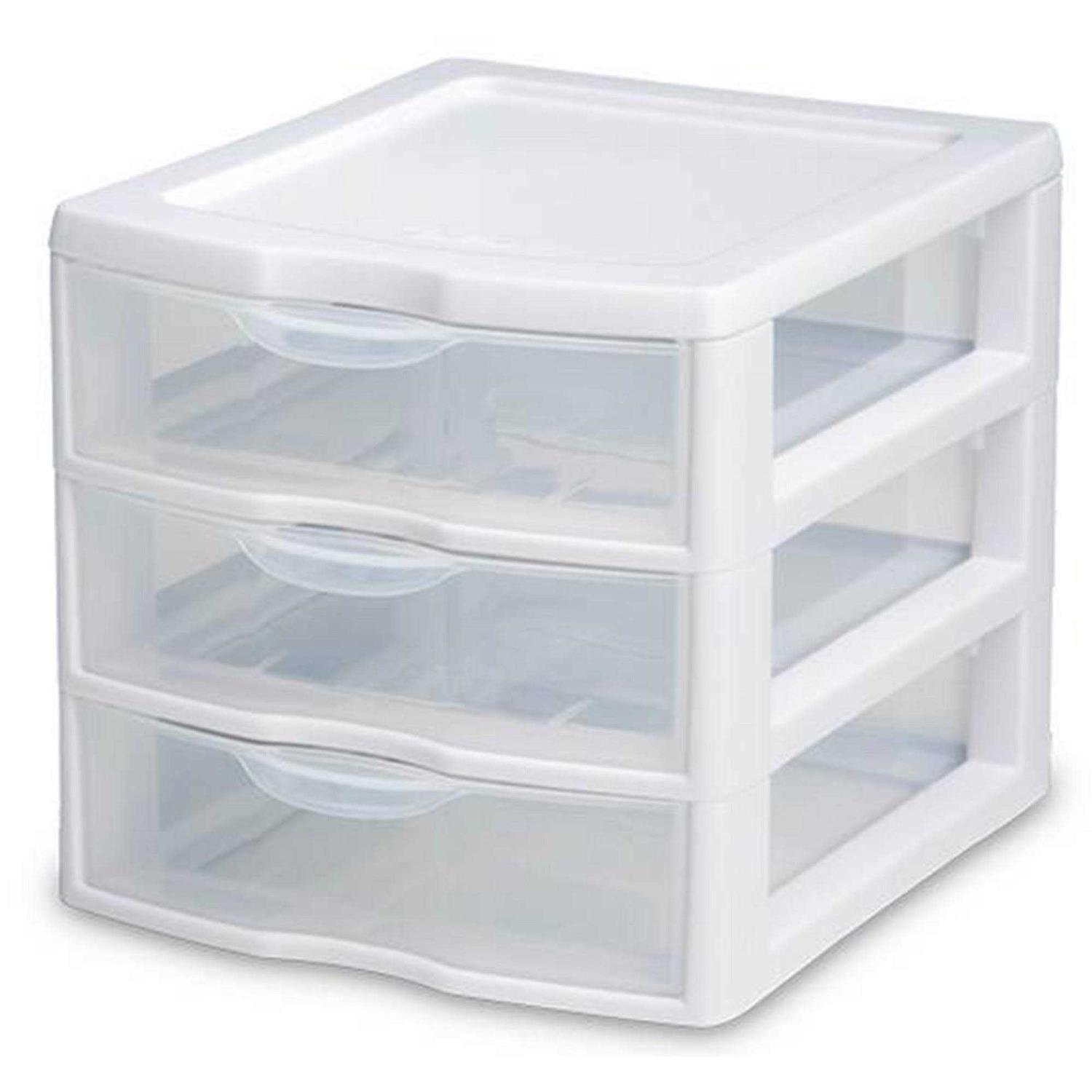 Sterilite 20738006 Small 3 Drawer Unit