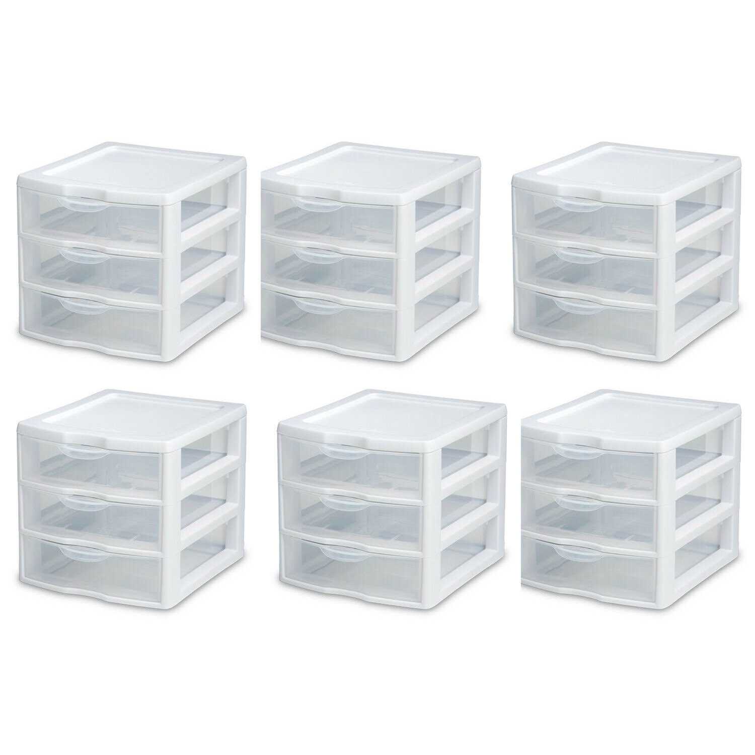Sterilite 20738006 Small 3 Drawer Unit - Image 5