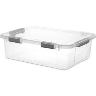 Sterilite HingeLID Storage Box Plastic
