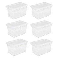 Sterilite 20 Qt. Storage Box Plastic
