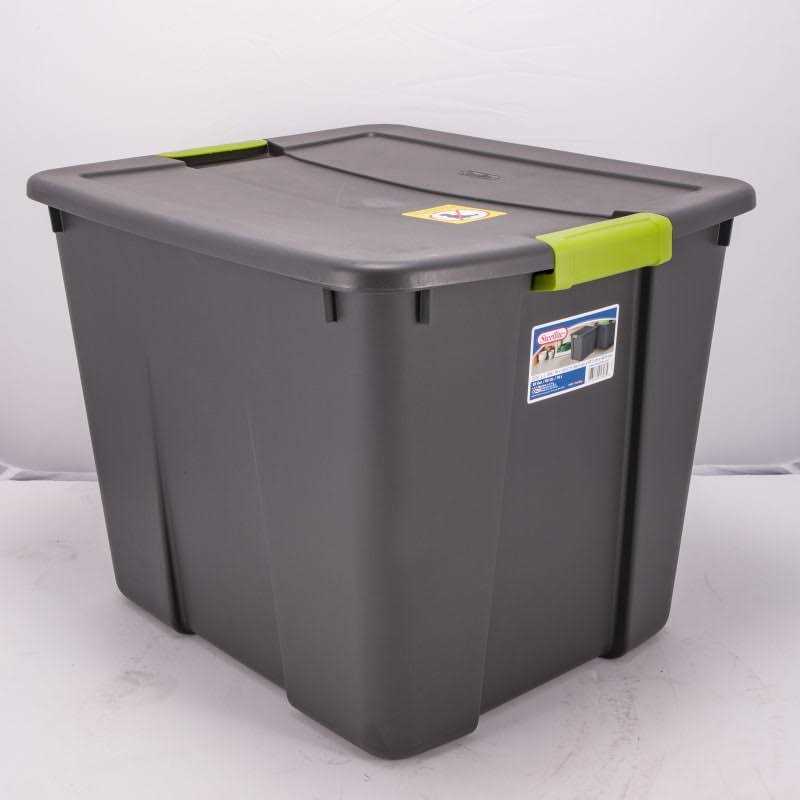 Sterilite 20-gal. Gray Latch Storage Tote - Image 2
