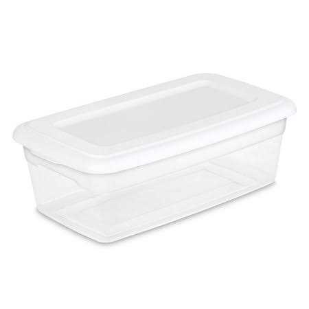 Sterilite 6 Qt Plastic Storage Box