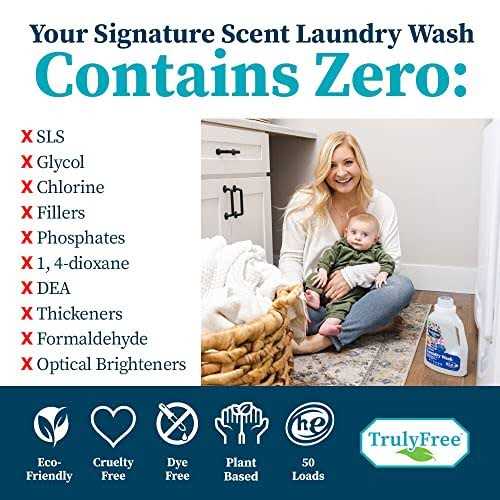 Truly Free Laundry Wash Signature Scent Sensitive Skin Natural Detergent - Image 5