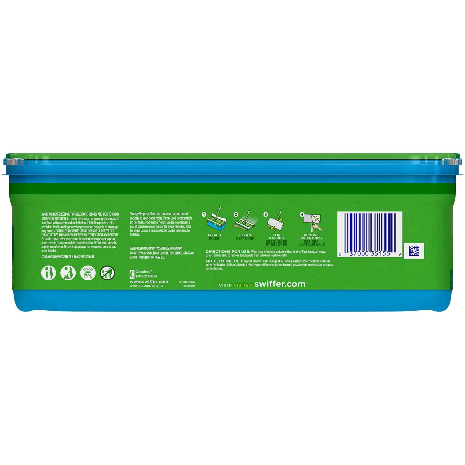 Swiffer Sweeper Wet Mopping Cloths - Image 2
