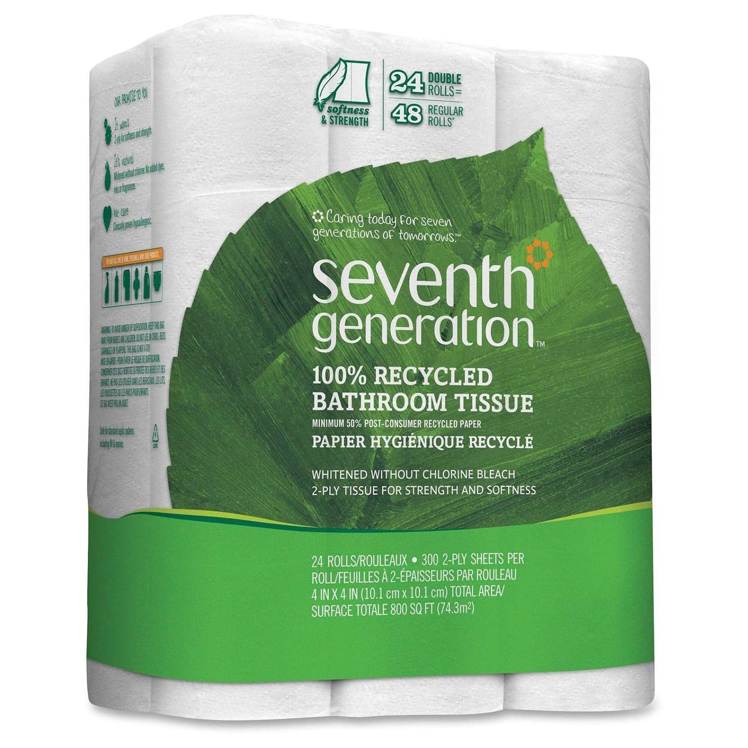 Seventh Generation 100% Recycled Bathroom Tissue