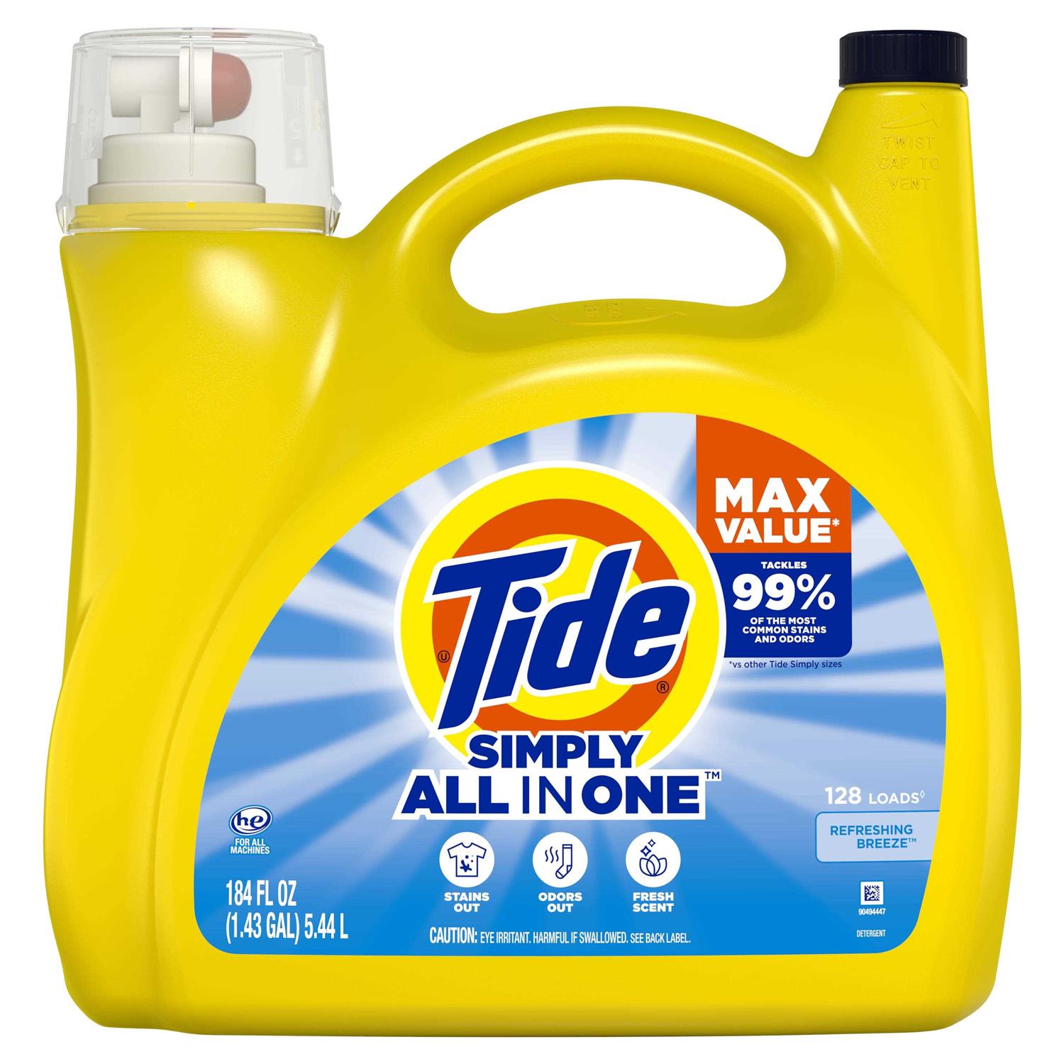Tide Simply Clean Fresh Liquid Laundry Detergent