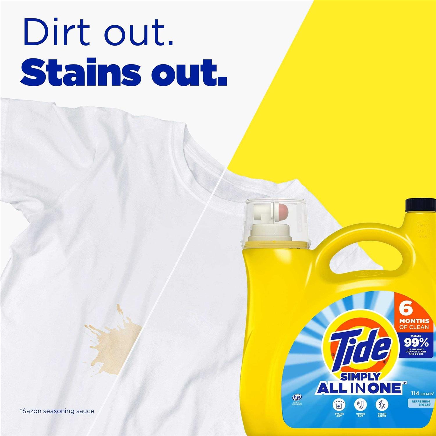 Tide Simply Clean Fresh Liquid Laundry Detergent - Image 2