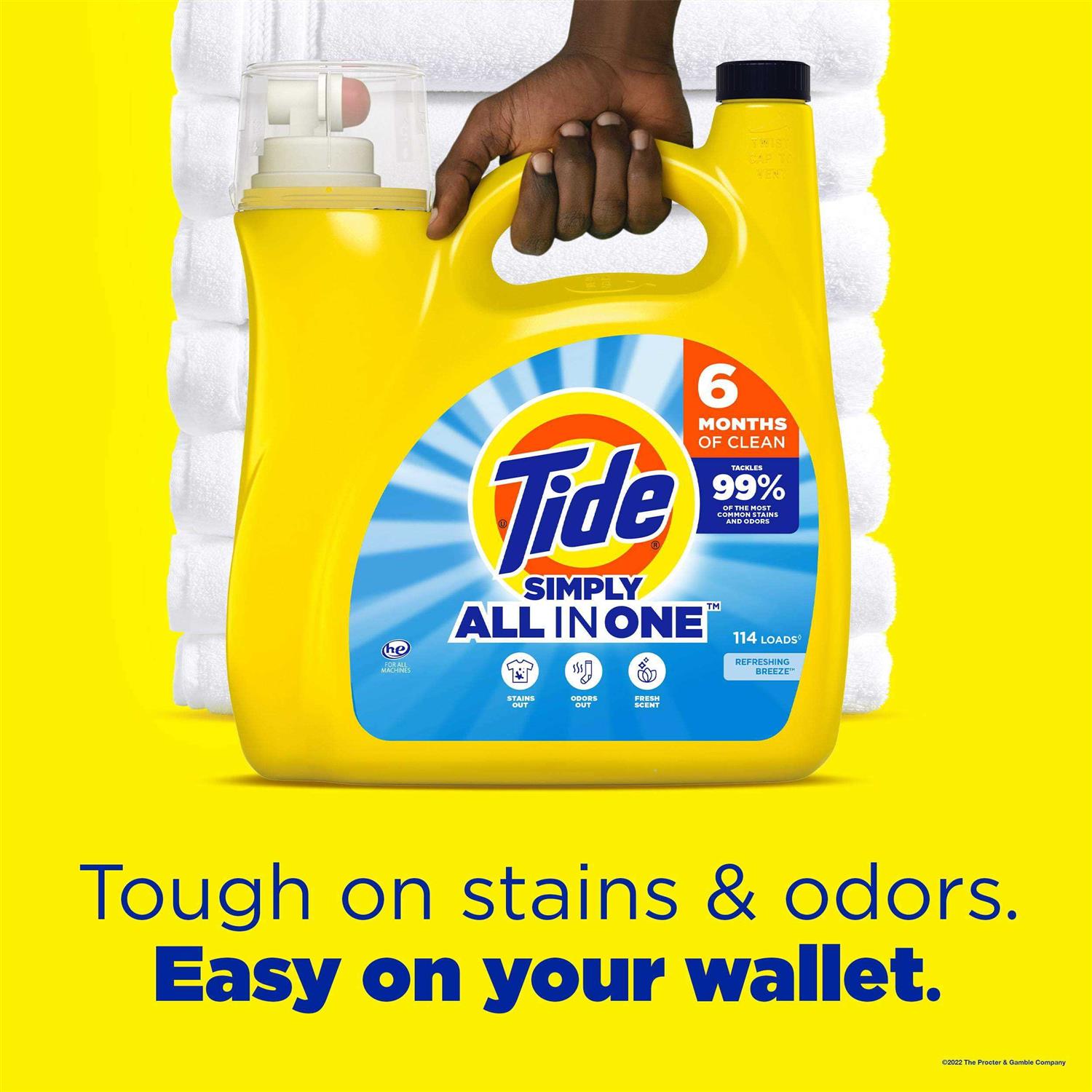 Tide Simply Clean Fresh Liquid Laundry Detergent - Image 5