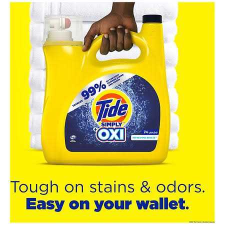 Tide Simply Oxi Refreshing Breeze Liquid Laundry Detergent - Image 5