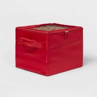 Wondershop Christmas Ornament Storage Bag Red