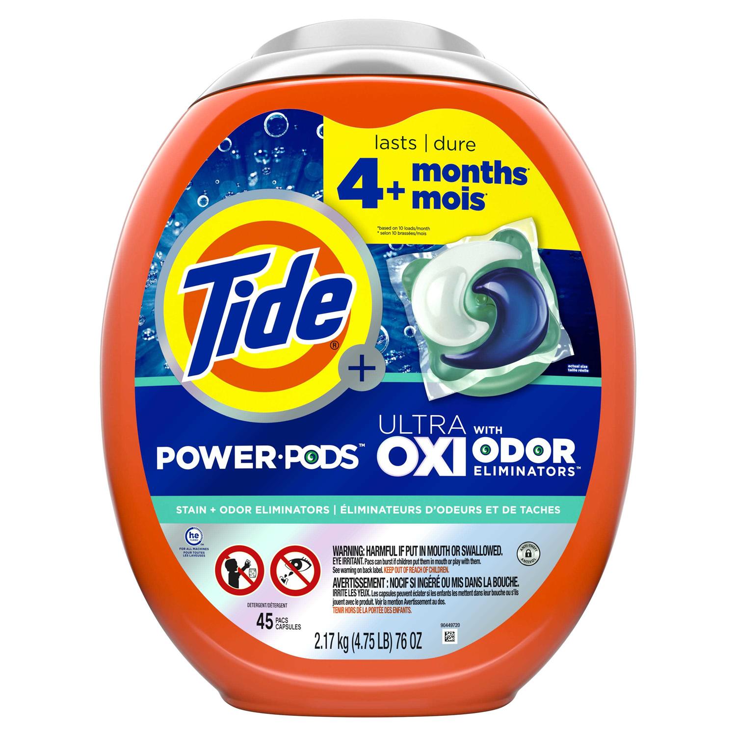 Tide Laundry Detergent Pods Ultra Oxi