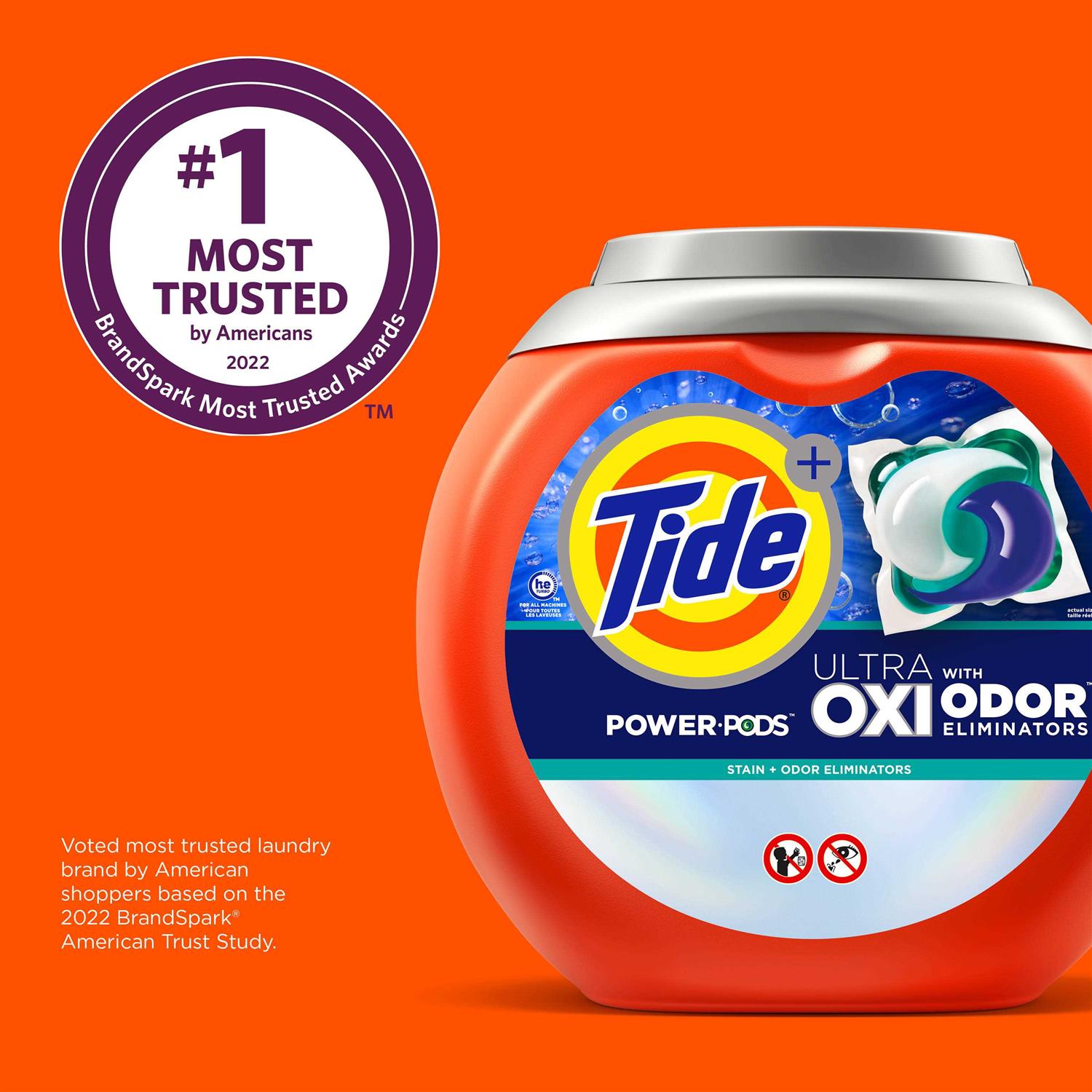 Tide Laundry Detergent Pods Ultra Oxi - Image 5