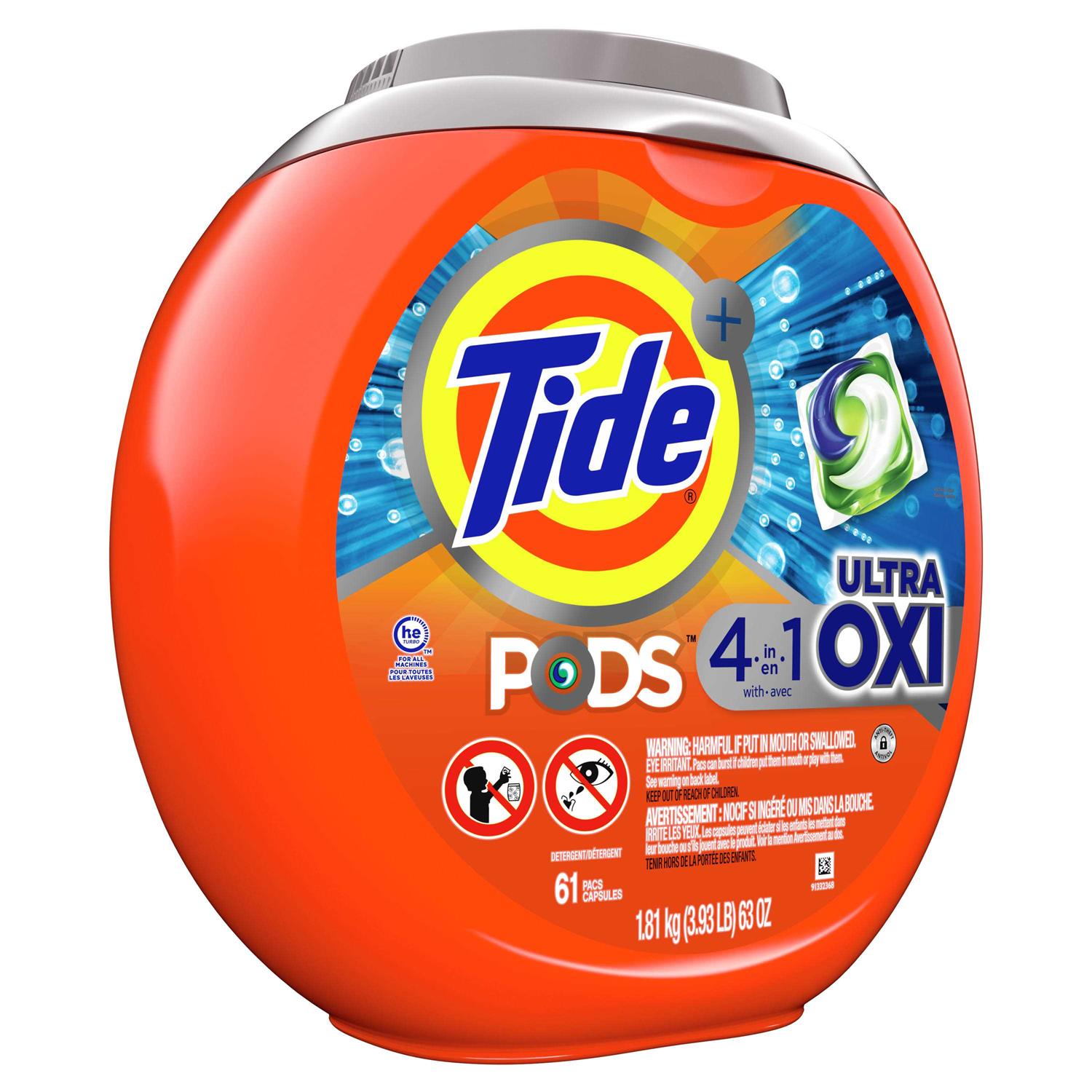 Tide Laundry Detergent Pods Ultra Oxi